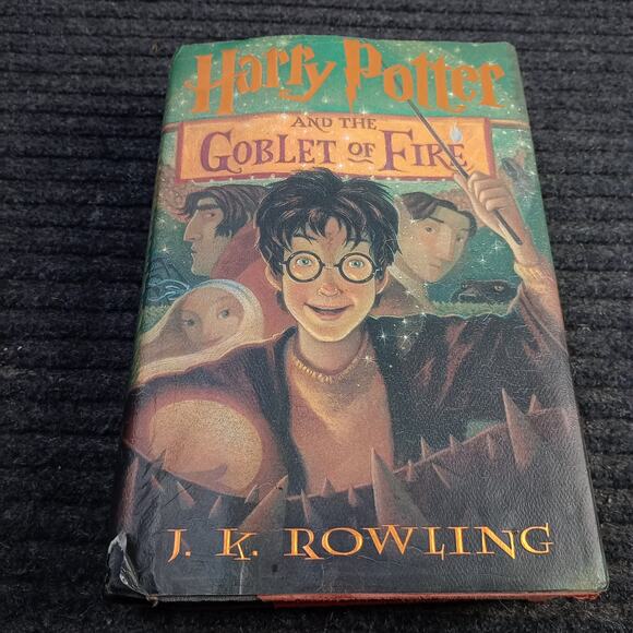 Harry Potter Goblet of Fire Hardcover Book J. K Rowling - Picture 1 of 8